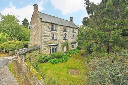 A five-bedroom farmhouse with spacious gardens and orchard in Derbyshire