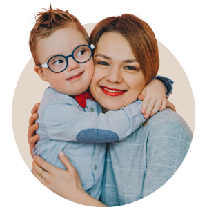 Mother And Son Hugging Oat
